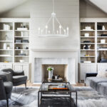 8-Light Farmhouse Modern Rustic White Wagon Wheel Chandelier - Image 5