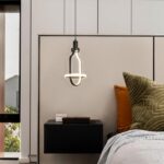 Modern LED Pendant Lights Kitchen Island, Adjustable Height Black Pendant Light Fixtures