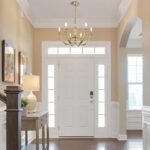 6-Light Farmhouse Chandelier, 23.62'' Antique Rustic Chandeliers - Image 4