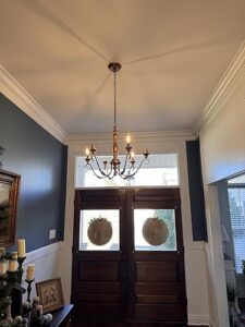 6-Light Farmhouse Chandelier, 23.62'' Antique Rustic Chandeliers photo review