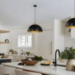 Vintage Black and Gold Chandelier Modern Kitchen Island Hanging Light - Image 4