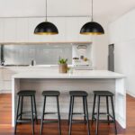 Vintage Black and Gold Chandelier Modern Kitchen Island Hanging Light - Image 2