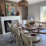 18" Farmhouse Rattan Chandelier, 4-Light Boho Pendant Light Fixture photo review
