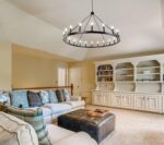 Black Wagon Wheel Chandelier Diam 47 inch, 20-Light Large Farmhouse Chandeliers - Image 2