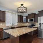 6-Light Farmhouse Chandelier Rustic Semi Flush Mount Ceiling Light - Image 6