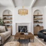 6 Lights Boho Rattan Light Fixture with Hand Woven Wicker Shade - Image 2